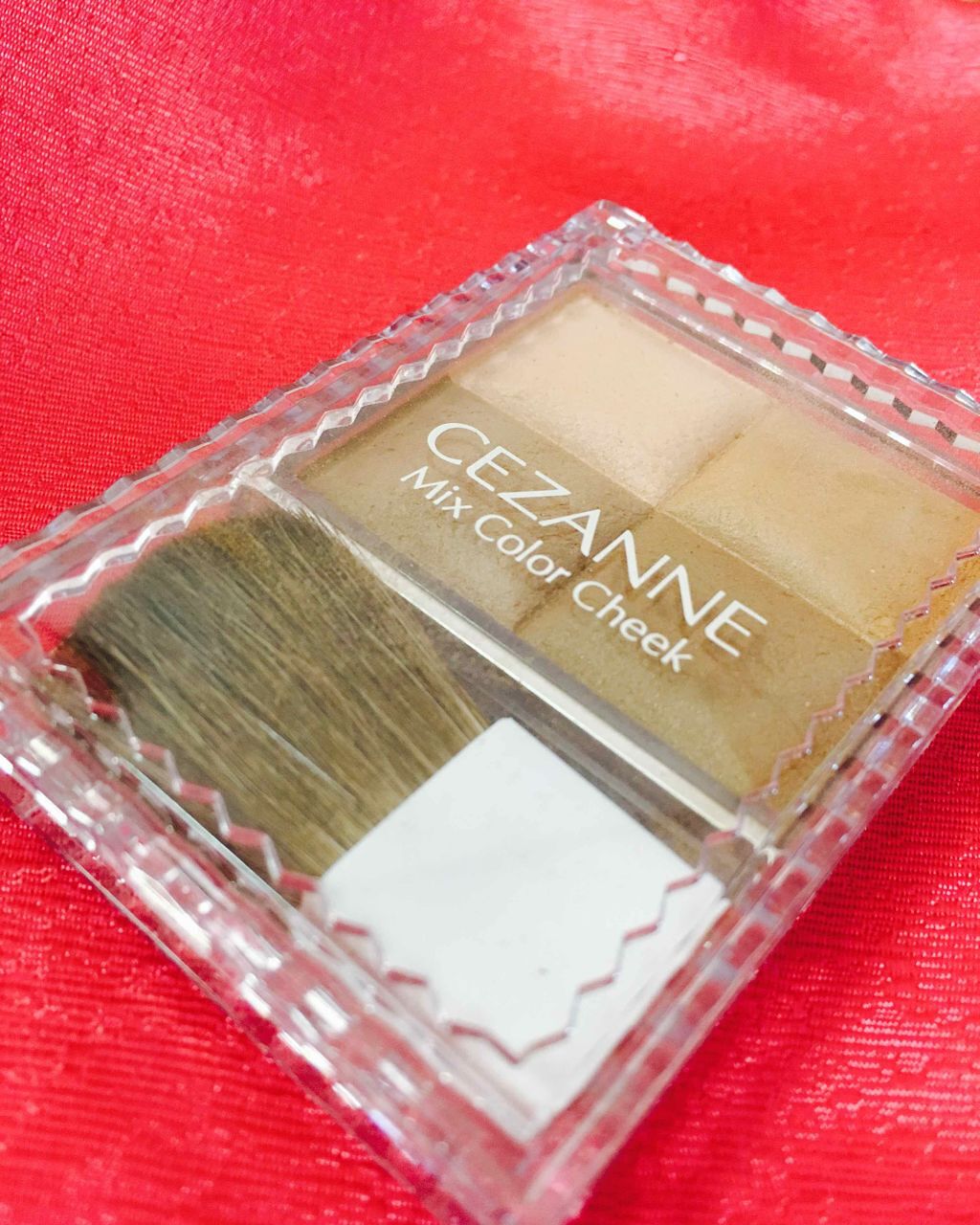 ミックスカラーチーク/CEZANNE/パウダーチークを使ったクチコミ（1枚目）