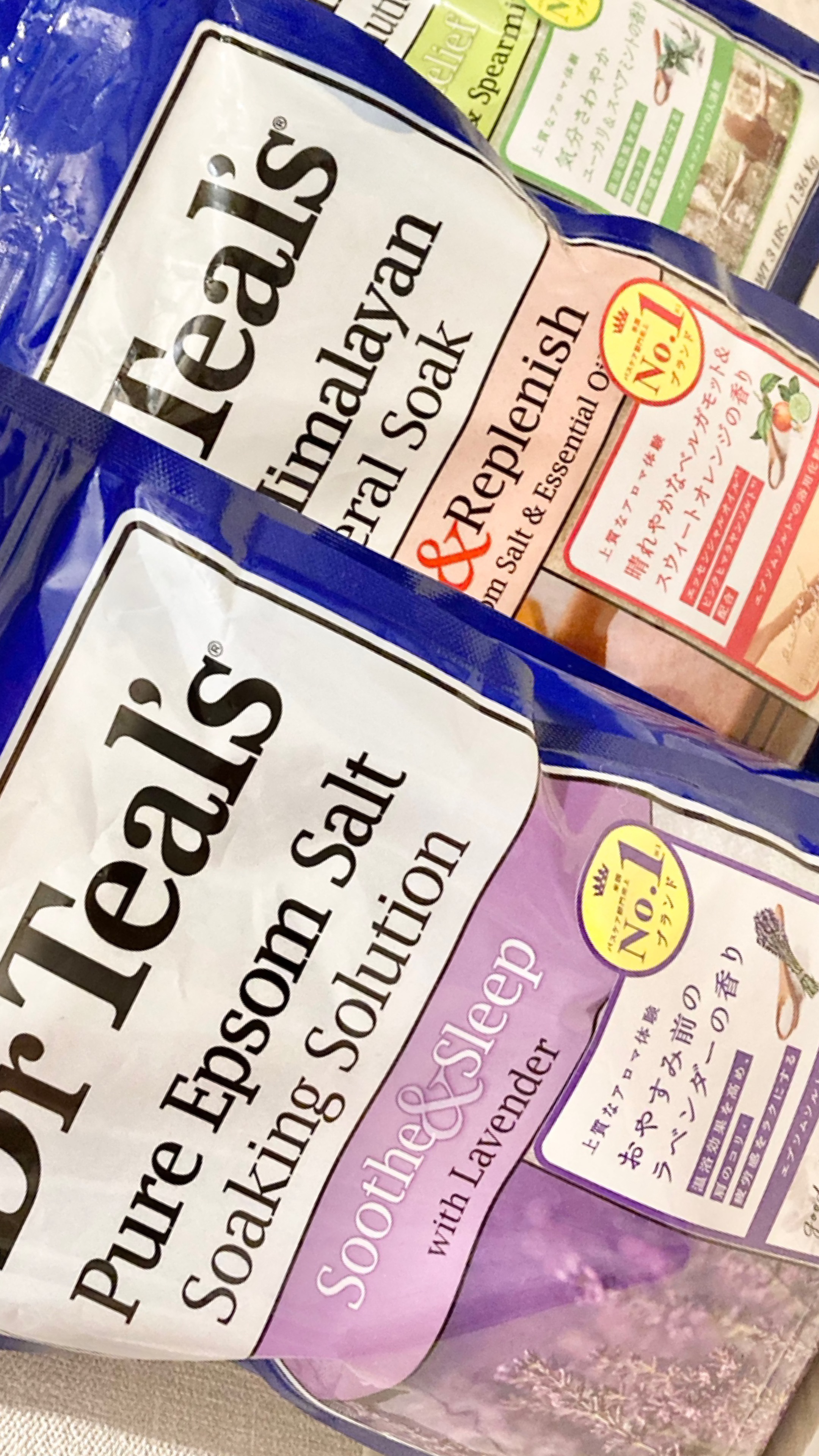 薬用入浴剤 ティールズ EP ソルト ラベンダーの香り/ティールズ/無機塩系入浴剤を使ったクチコミ（1枚目）