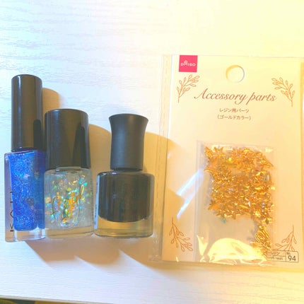 ITGグリッターネイル/DAISO/マニキュアを使ったクチコミ(2枚目)