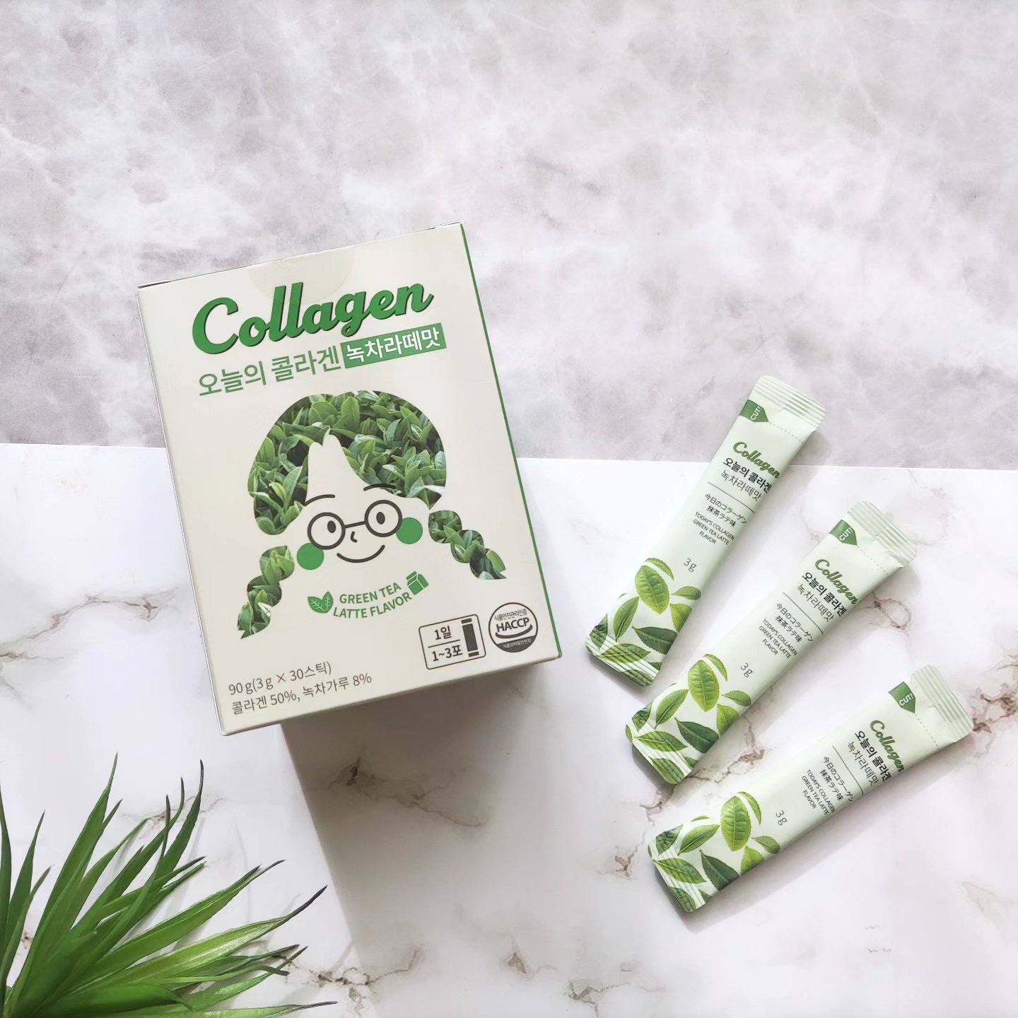 今日のコラーゲン 抹茶ラテ味/Hello Beauty/美容サプリメントを使ったクチコミ（2枚目）