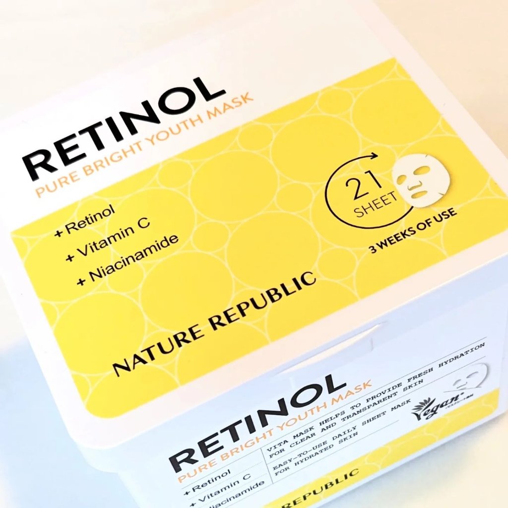 キューブマスク レチノール/ネイチャーリパブリック/シートマスク・パックを使ったクチコミ（1枚目）