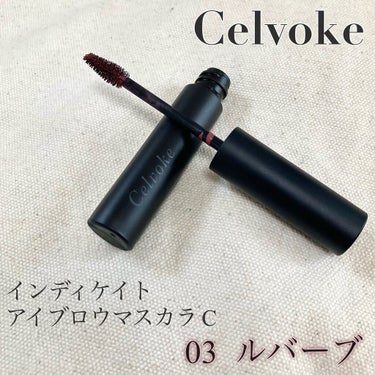 インディケイト アイブロウマスカラ/Celvoke/眉マスカラを使ったクチコミ（1枚目）