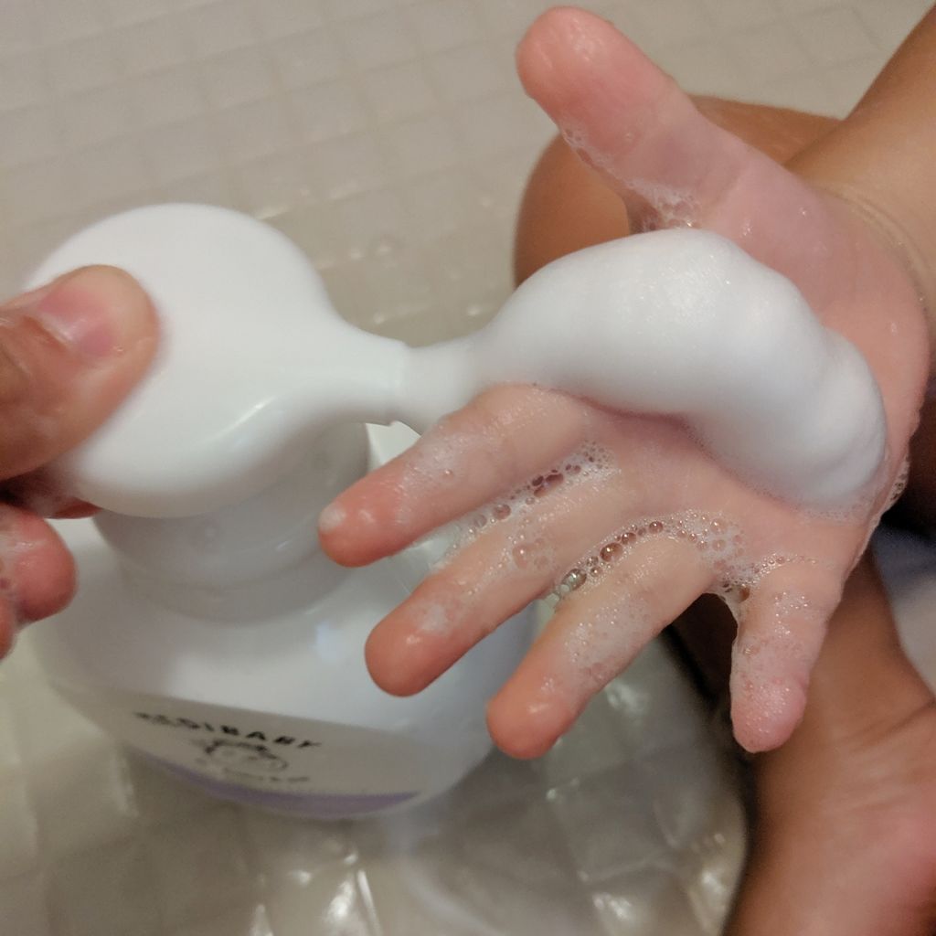 薬用泡フェイス&ボディソープ/MEDIBABY/泡洗顔を使ったクチコミ（2枚目）