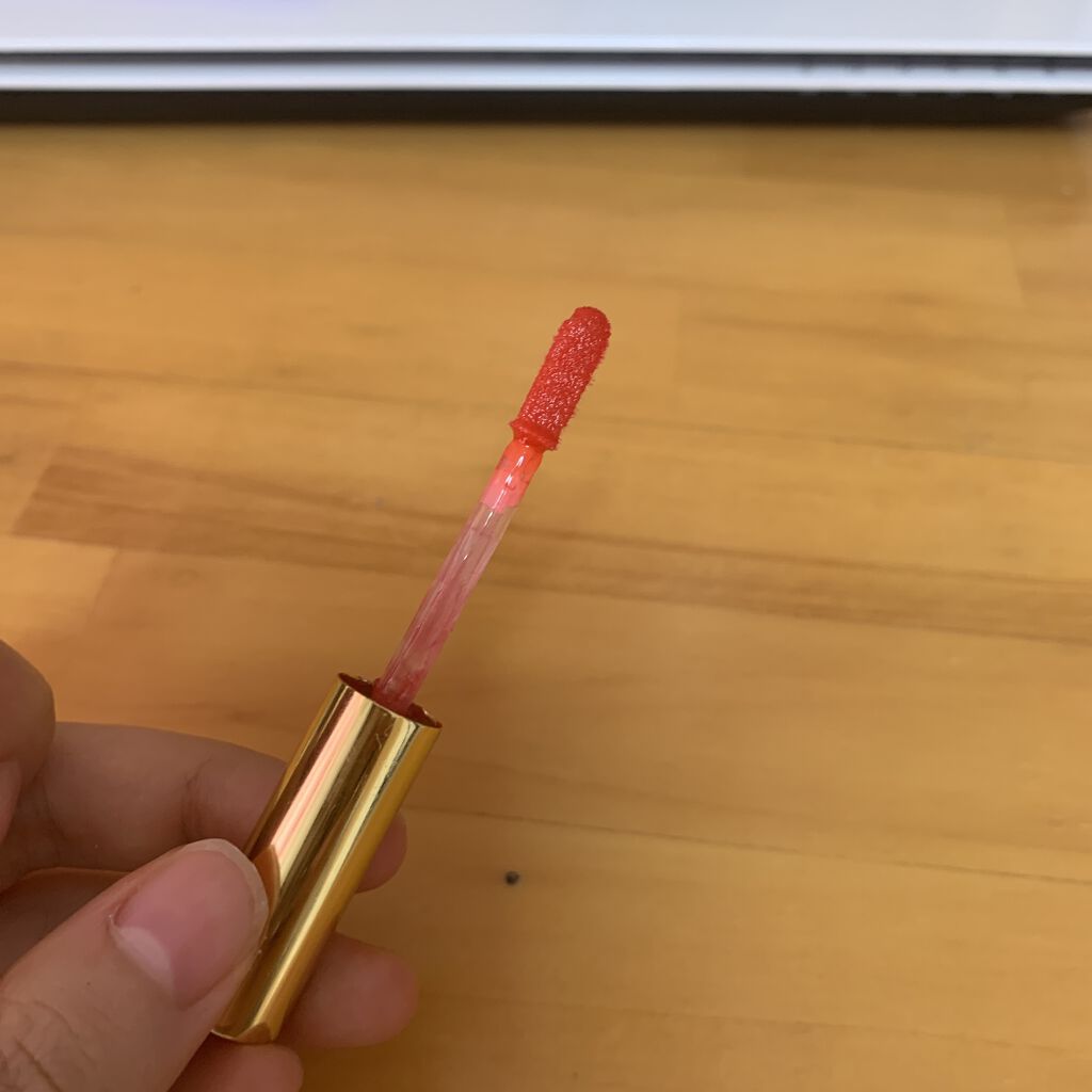 リップティントシロップ 02 ストロベリーシロップ/キャンメイク/リップティントを使ったクチコミ（2枚目）