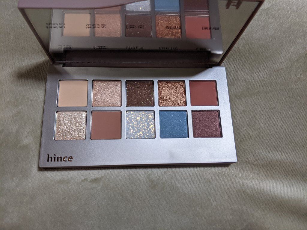 ニューデップスアイシャドウパレット/hince/アイシャドウパレットを使ったクチコミ(1枚目)