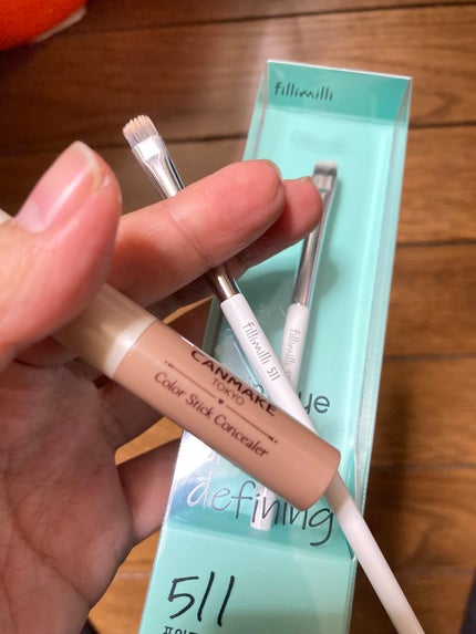 FilliMilli ポイントアイシャドウブラシディファイニング511/fillimilli/メイクブラシを使ったクチコミ(1枚目)