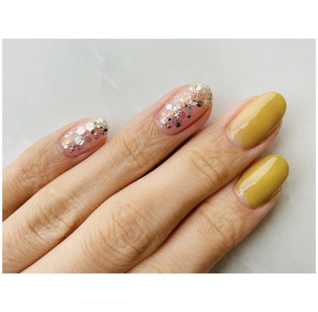 ジェルネイル（ライト対応）/セリア/ジェルネイルを使ったクチコミ（1枚目）