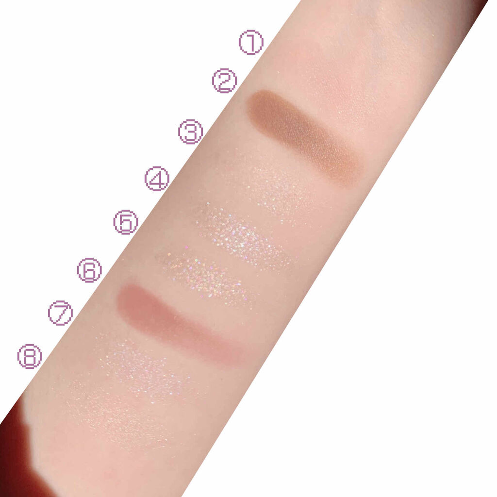 貝殻マルチパレット/Joocyee/アイシャドウパレットを使ったクチコミ（3枚目）