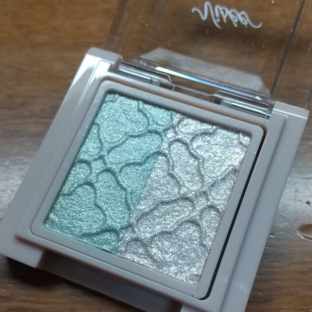 リシェ ダズリング デュオ アイズ GR-4 パステルグリーン系/Visée/アイシャドウパレットを使ったクチコミ（2枚目）