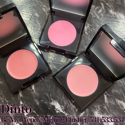 (Peter&Wendy Collection) Be My Wendy Melting Blusher/Dinto/ジェル・クリームチークを使ったクチコミ(1枚目)