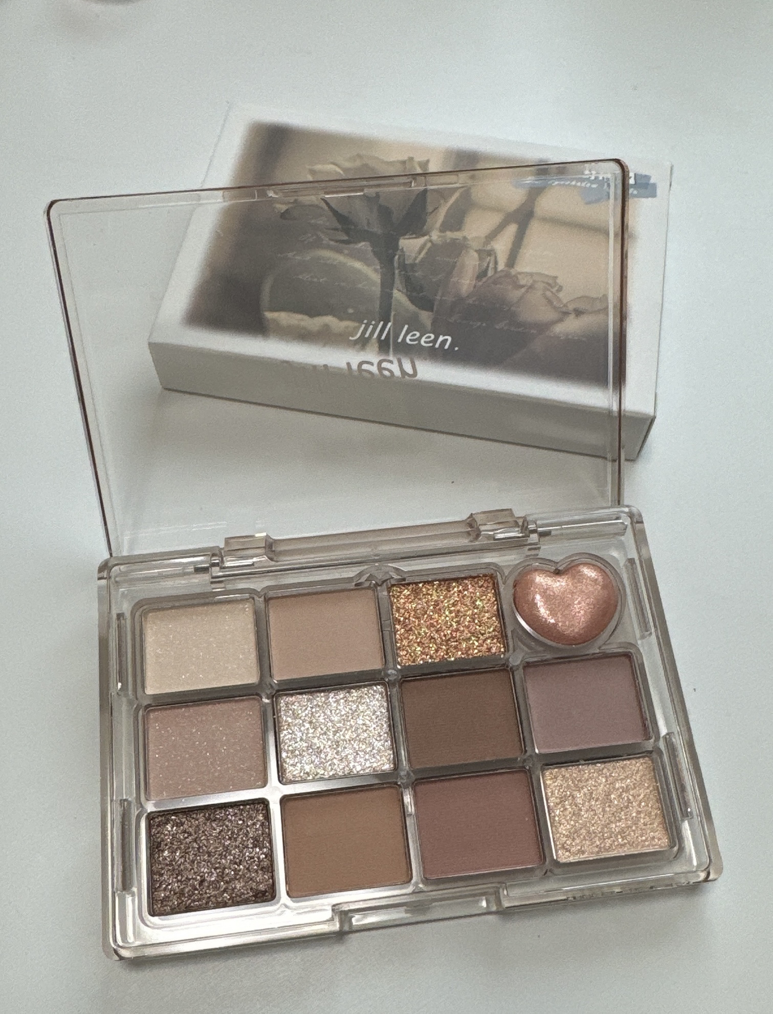 シャイニング12色ミニアイシャドウパレット HT04/jill leen./アイシャドウパレットを使ったクチコミ（3枚目）