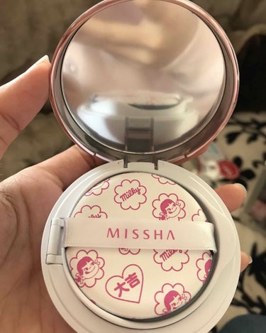 M クッションベース（ミルキー）/MISSHA/化粧下地を使ったクチコミ（2枚目）