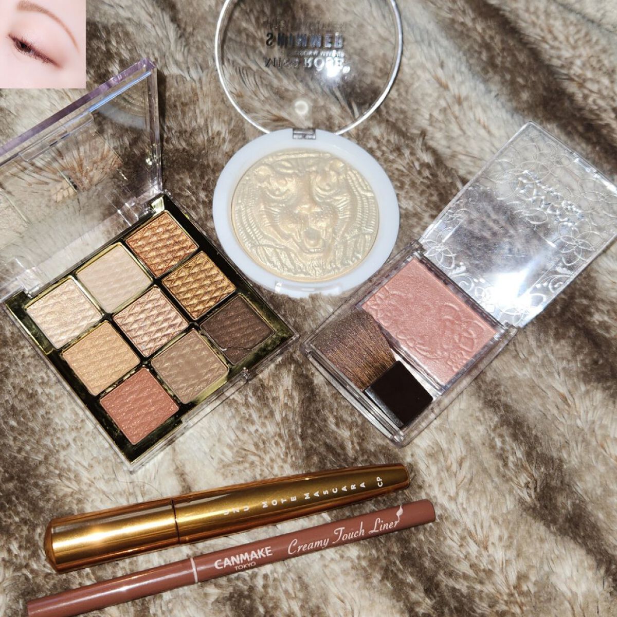 ソフトクレイビームアイシャドウパレット/AMIOK/ジェル・クリームアイシャドウを使ったクチコミ（1枚目）