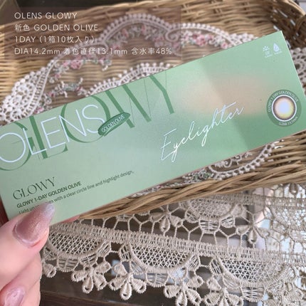 Glowy 1day/OLENS/ワンデー(1DAY)カラコンを使ったクチコミ(2枚目)