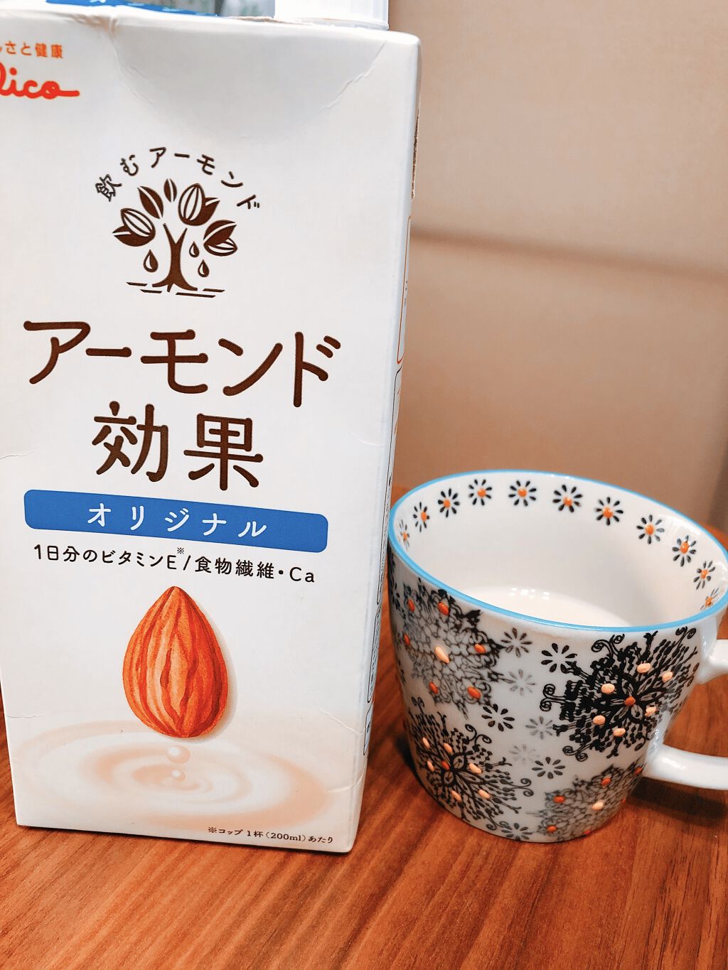 アーモンド効果/グリコ/オーツ・アーモンドミルクを使ったクチコミ（1枚目）