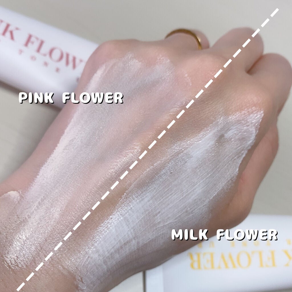 PINK FLOWER SUN TONE UP/BLACK ROUGE/日焼け止めクリームを使ったクチコミ(4枚目)