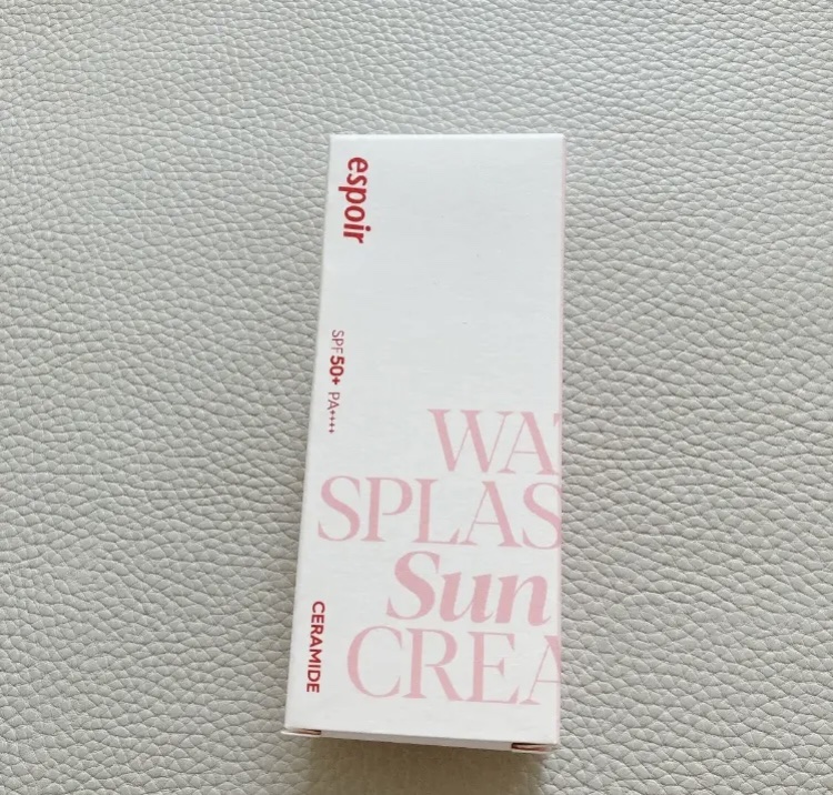 ウォータースプラッシュサンクリーム セラミド/espoir/日焼け止めクリームを使ったクチコミ（1枚目）