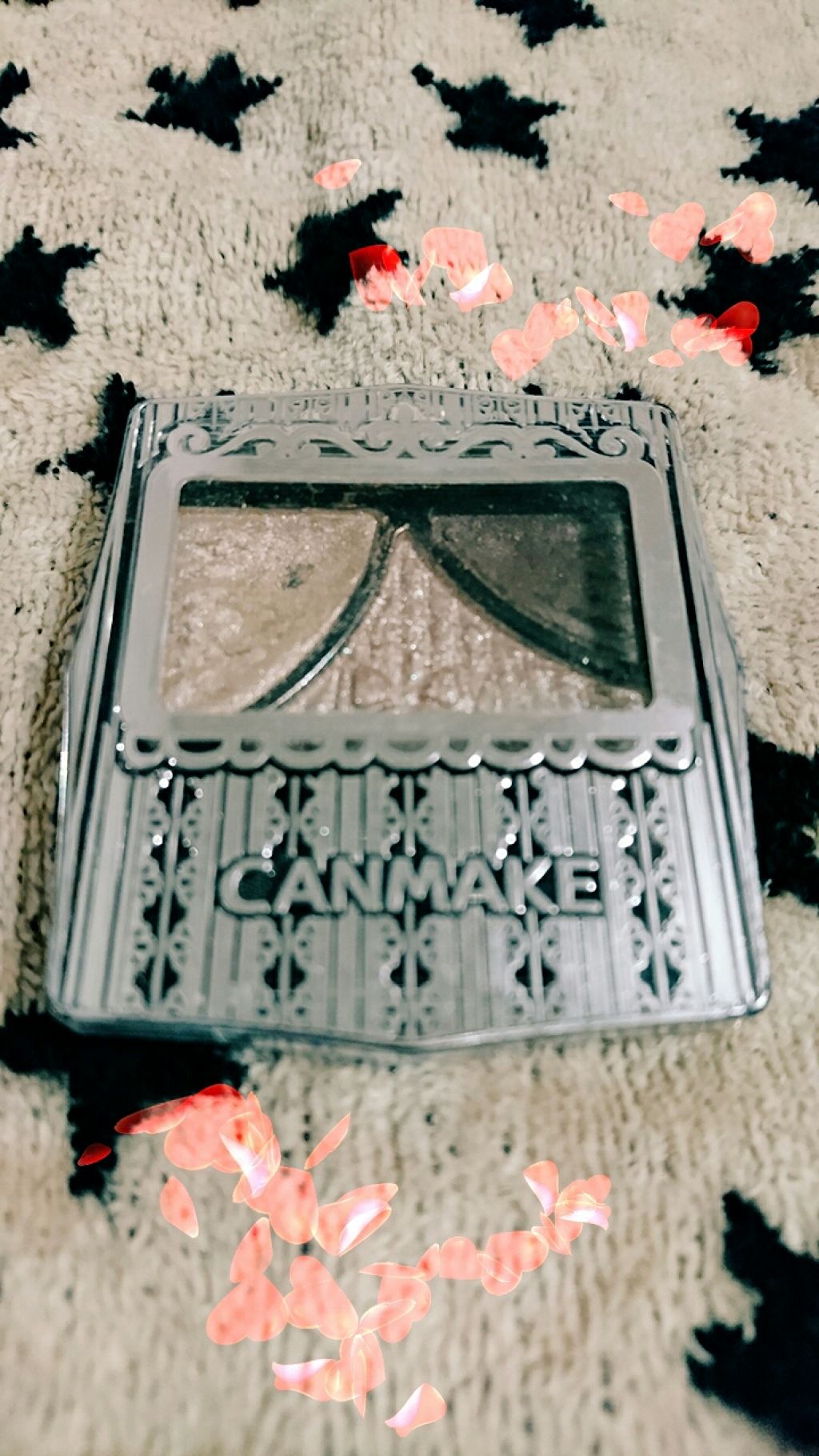 ジューシーピュアアイズ 01 クラシックピンクブラウン/キャンメイク/アイシャドウパレットを使ったクチコミ（1枚目）