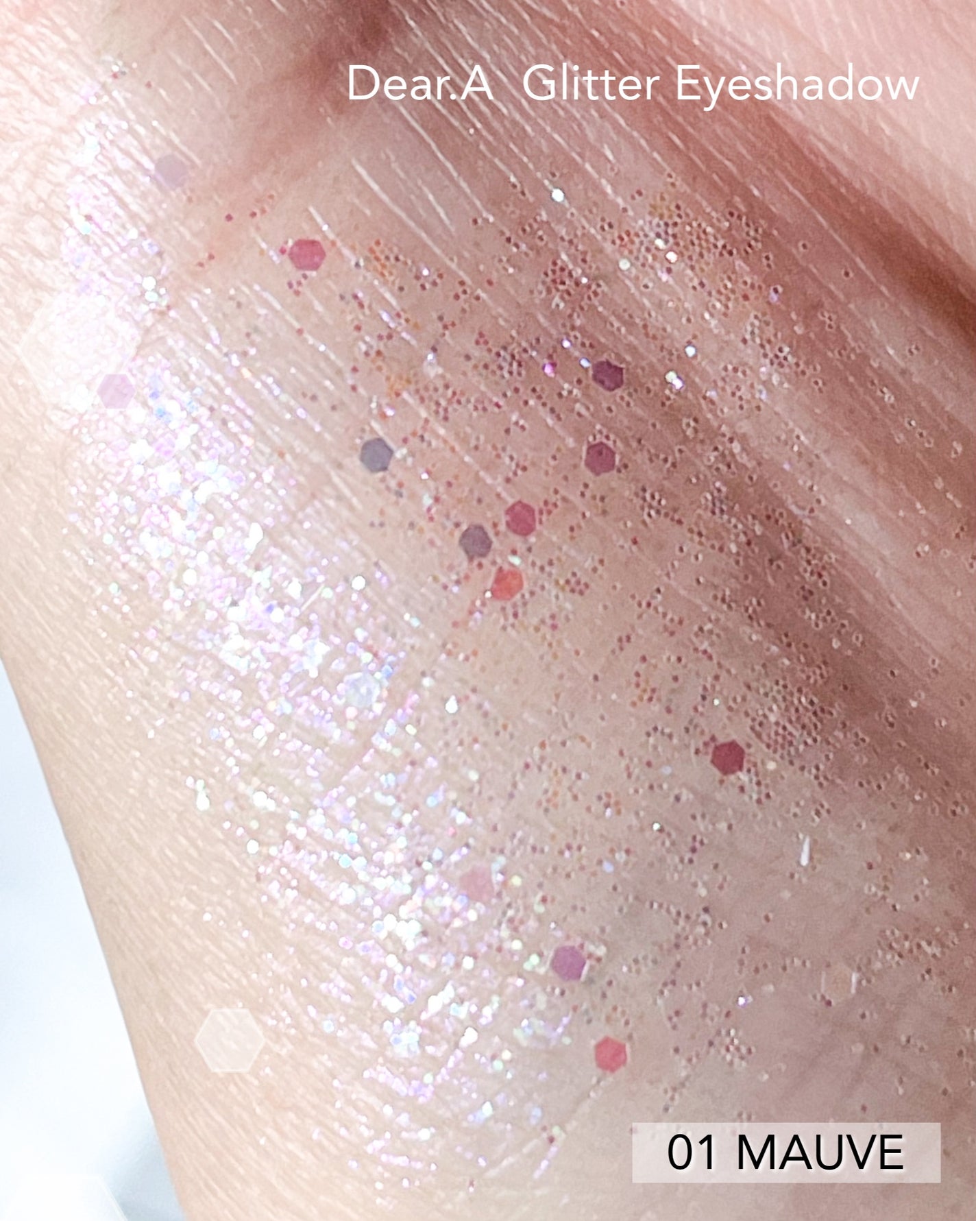 グリッターアイシャドウ/Dear.A/グリッターを使ったクチコミ(3枚目)