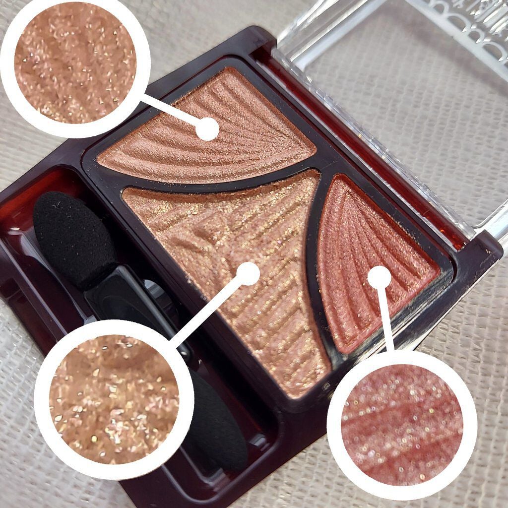 ジューシーピュアアイズ/キャンメイク/アイシャドウパレットを使ったクチコミ(2枚目)