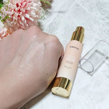 ハオルビ カラーチェンジファンデーション/RITA COSME/リキッドファンデーションを使ったクチコミ(7枚目)