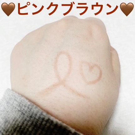 &.眉ペンシル 丸芯 ブラシ付き ピンクブラウン/DAISO/アイブロウペンシルの画像