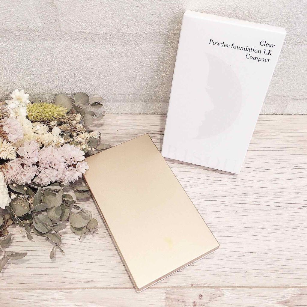 リソウ クリア パウダーファンデーション LK ミディアムベージュ/リソウコーポレーション/パウダーファンデーションを使ったクチコミ（1枚目）