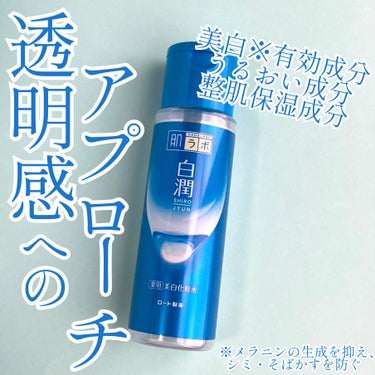 白潤 薬用美白化粧水 170ml（ボトル）/肌ラボ/化粧水を使ったクチコミ（1枚目）