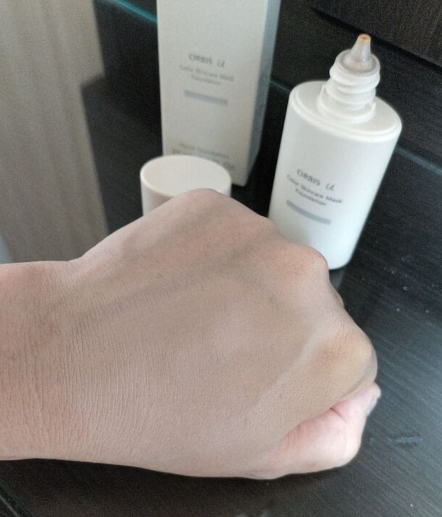 オルビスユー カラースキンケアマスク ファンデーション/オルビス/リキッドファンデーションを使ったクチコミ(7枚目)