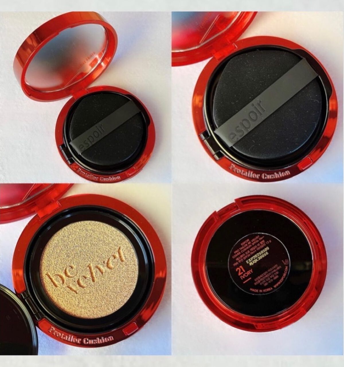 プロテーラービーベルベットカバークッション/espoir/クッションファンデーションを使ったクチコミ(3枚目)