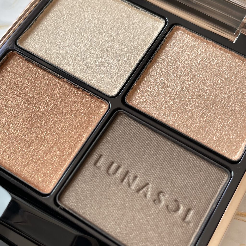 アイカラーレーション EX21 Serval Cat（限定発売）/LUNASOL/アイシャドウパレットを使ったクチコミ（3枚目）