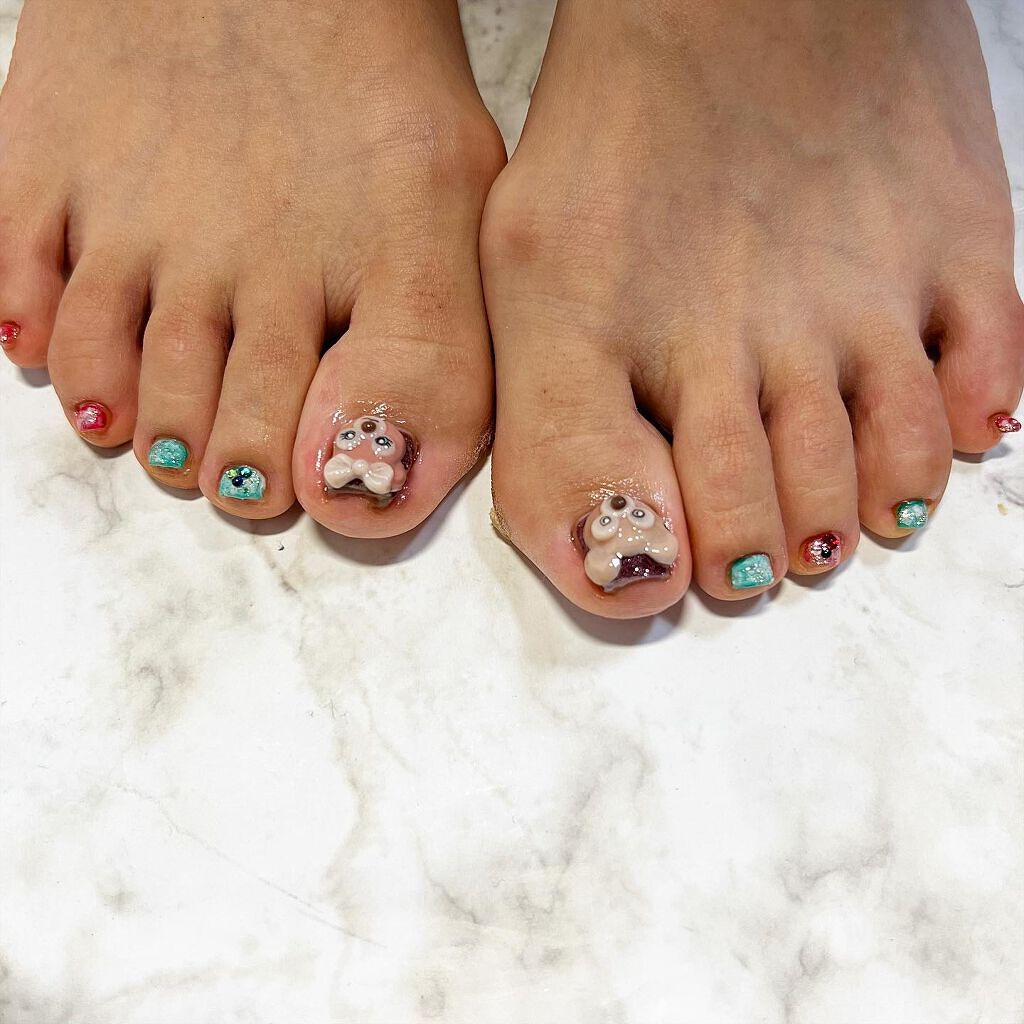 cst on LIPS 「#Disney#ダッフィー#ディズニーランド#ディズニー💅#ネ..」(2枚目)