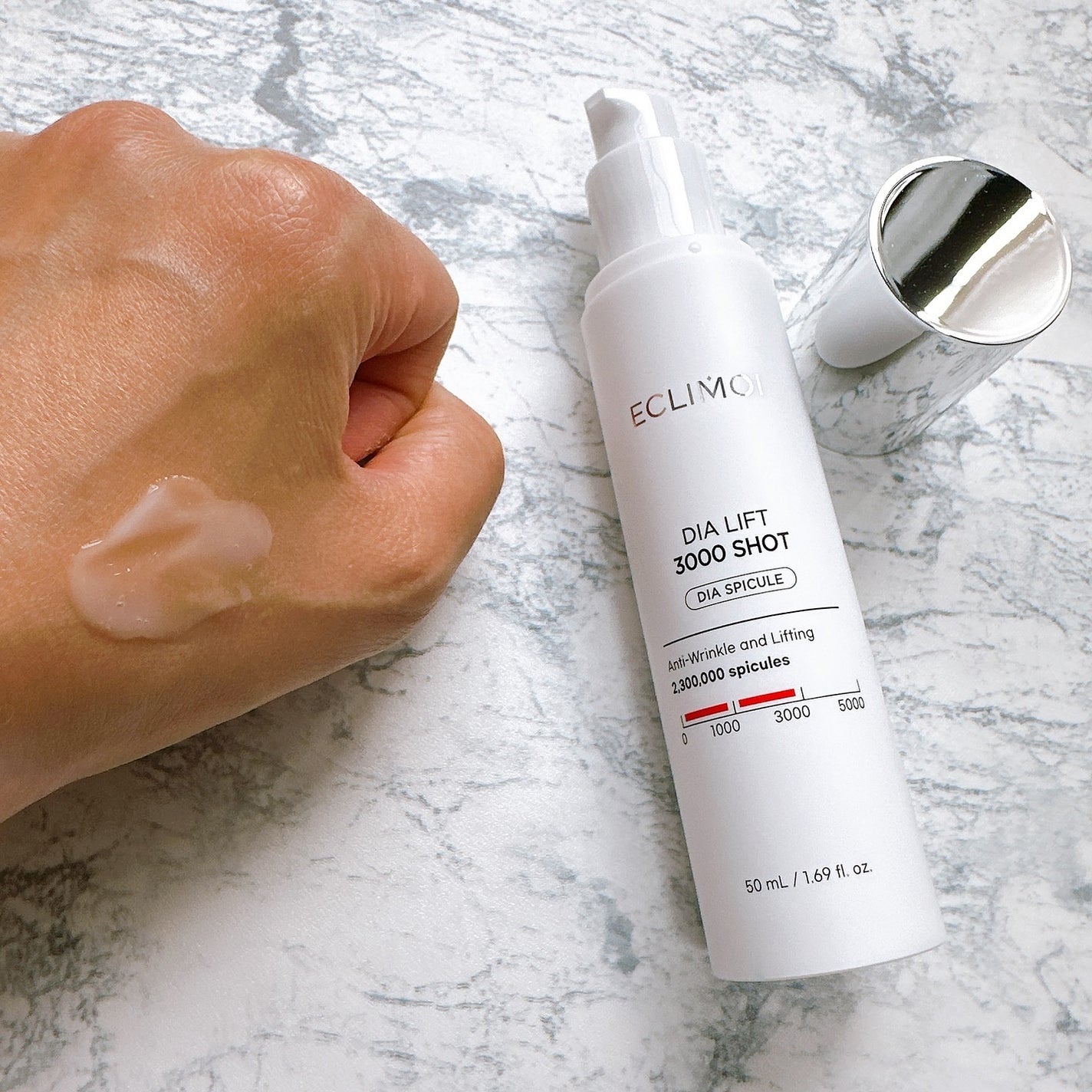 ダイヤリフト3000ショット/ECLIMOI/フェイスクリームを使ったクチコミ(3枚目)