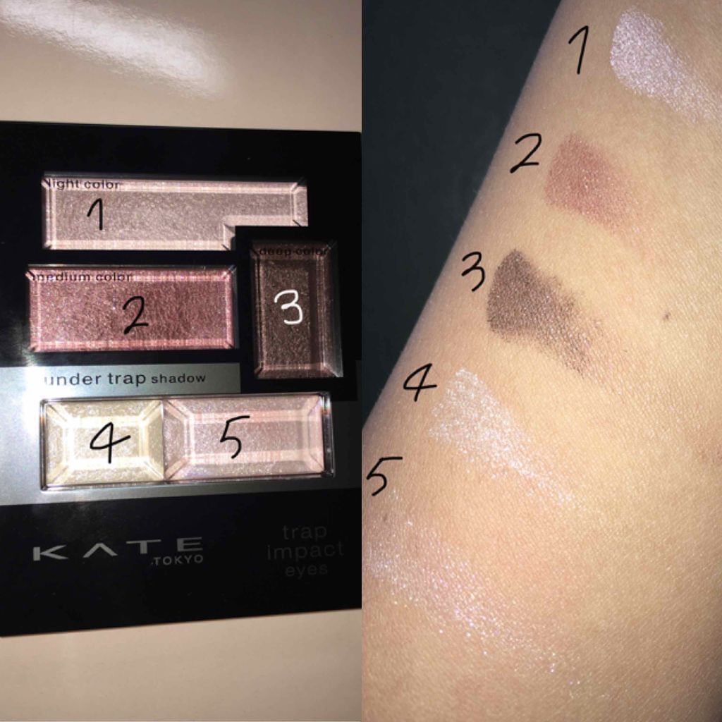 トラップインパクトアイズ/KATE/アイシャドウパレットを使ったクチコミ(3枚目)