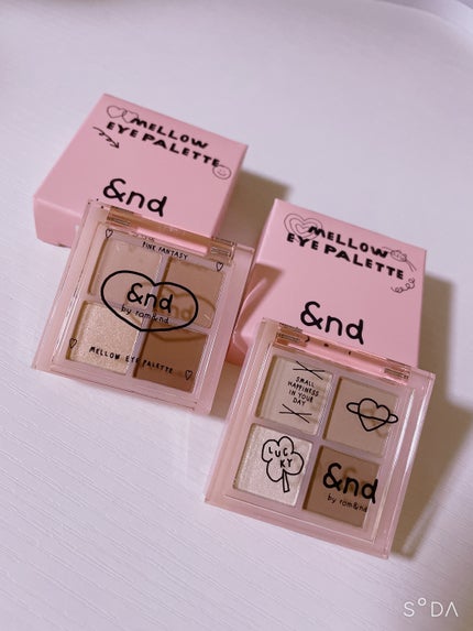 アンドバイロムアンド メロウアイパレット/&nd by rom&nd/アイシャドウパレットを使ったクチコミ(1枚目)