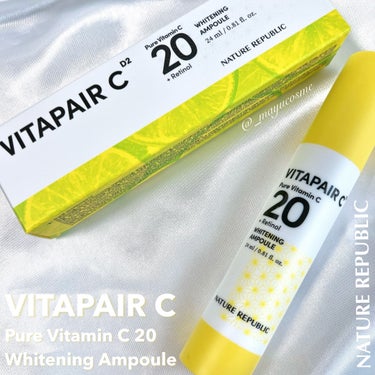 生ビタミンで肌を明るく！
ーーーーーーーーーーーーーーーーーーー
NATURE REPUBLIC
VITAPAIR C
Pure Vitamin C 20 Whitening Ampoule
ーーーーー