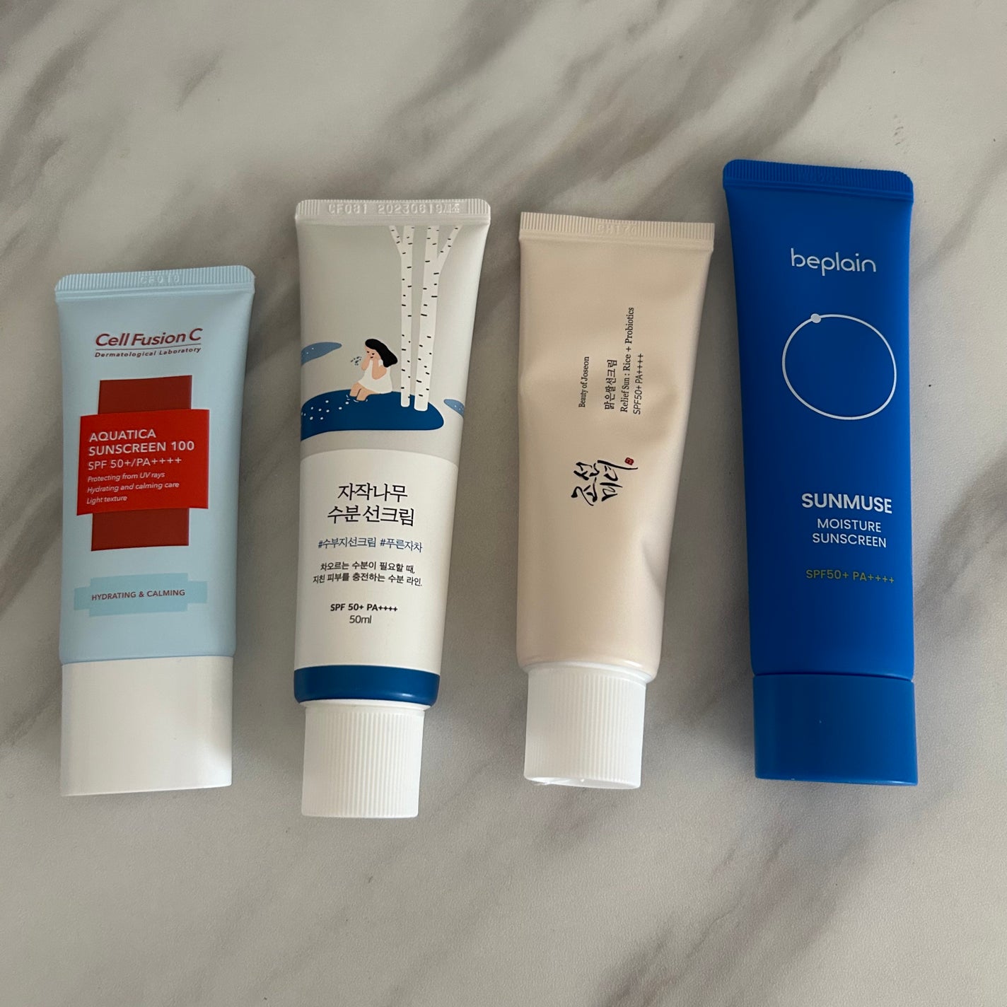 白樺水分uvクリーム/ROUND LAB/日焼け止めクリームを使ったクチコミ(1枚目)