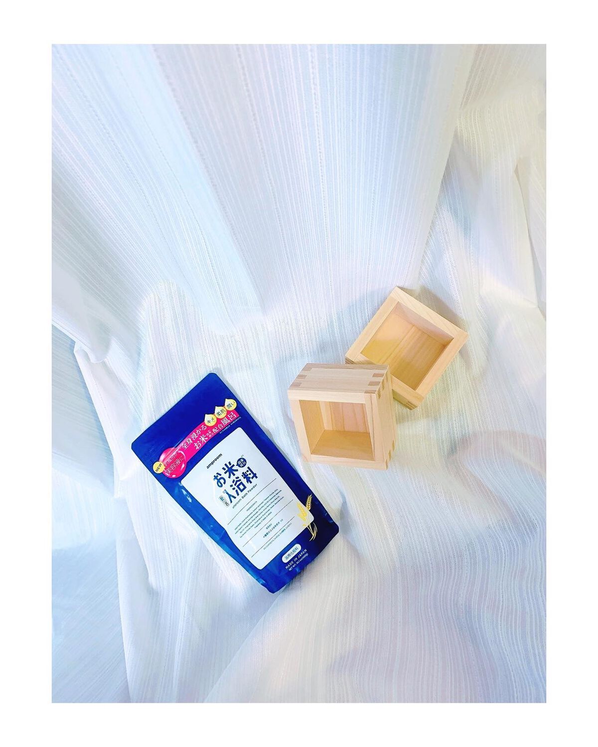 お米バスパウダー/amproom/保湿系入浴剤を使ったクチコミ(1枚目)