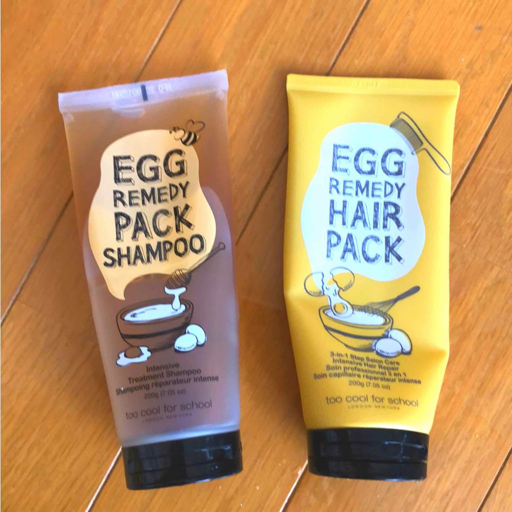 エッグレミディヘアパック/too cool for school/ヘアマスク・ヘアパックを使ったクチコミ（1枚目）