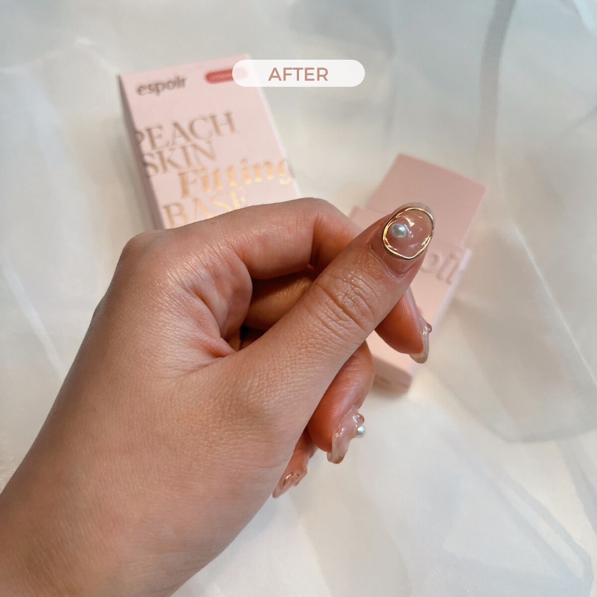 ピーチスキンフィッティングベース オールニュー SPF50 PA++++/espoir/化粧下地を使ったクチコミ（3枚目）