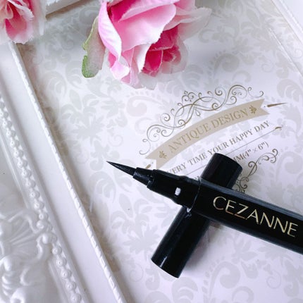 極細アイライナーEX/CEZANNE/リキッドアイライナーを使ったクチコミ(2枚目)