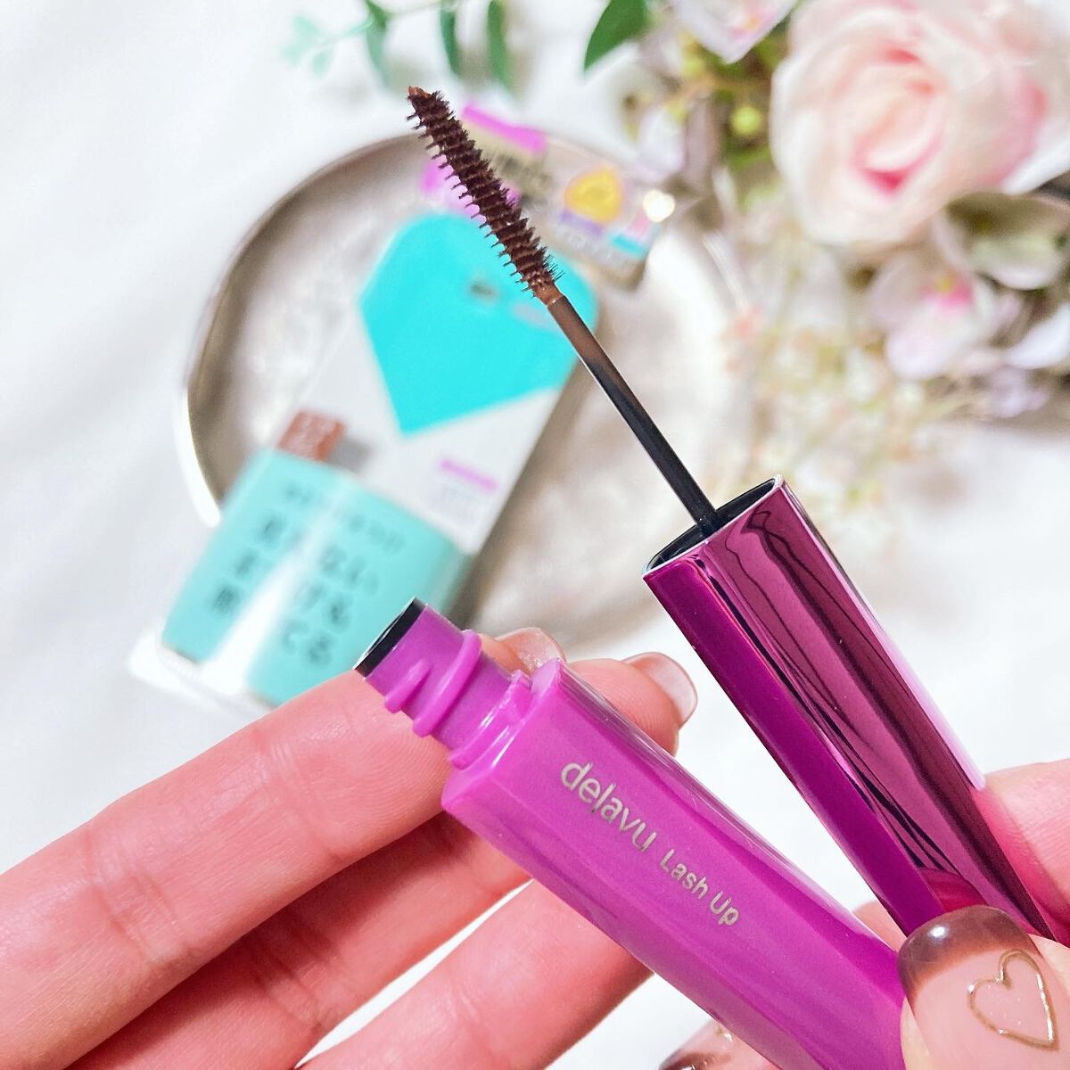 「塗るつけまつげ」自まつげ際立てタイプ/デジャヴュ/マスカラを使ったクチコミ(2枚目)