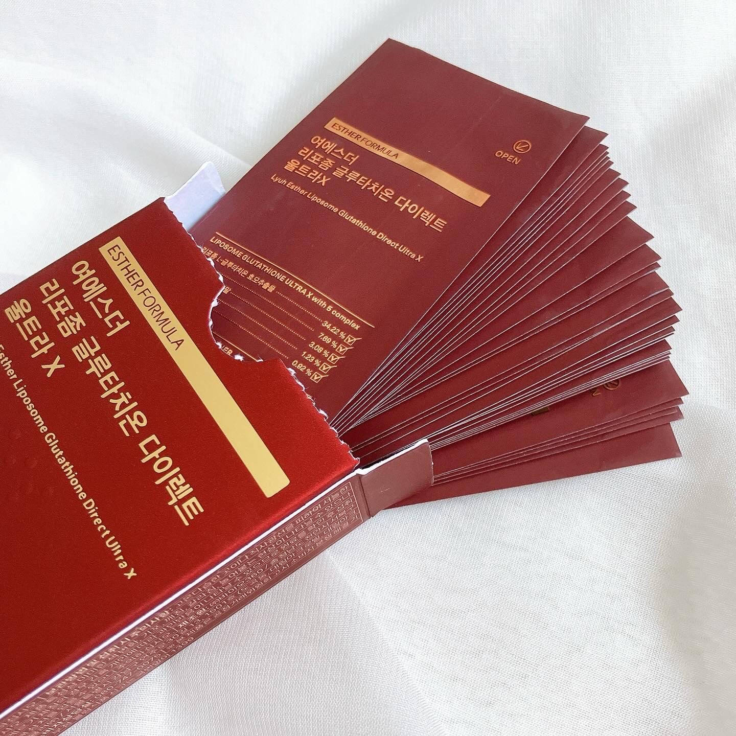 ヨエスターGLTダイレクトウルトラX/ESTHER FORMULA/美容サプリメントを使ったクチコミ（3枚目）