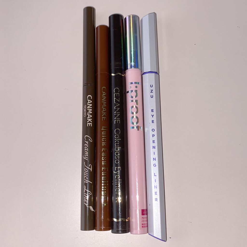 クイックイージーアイライナー/キャンメイク/リキッドアイライナーを使ったクチコミ（2枚目）