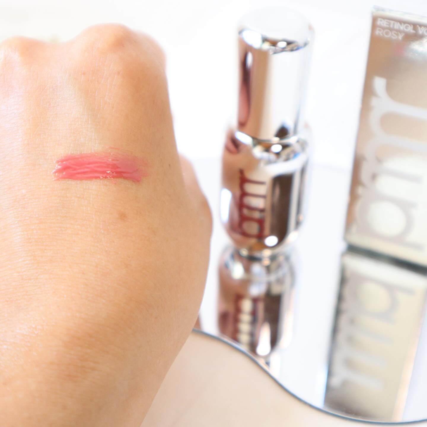 レチノール ボリューム リップセラム  ロージー/primera/リップグロスを使ったクチコミ（3枚目）