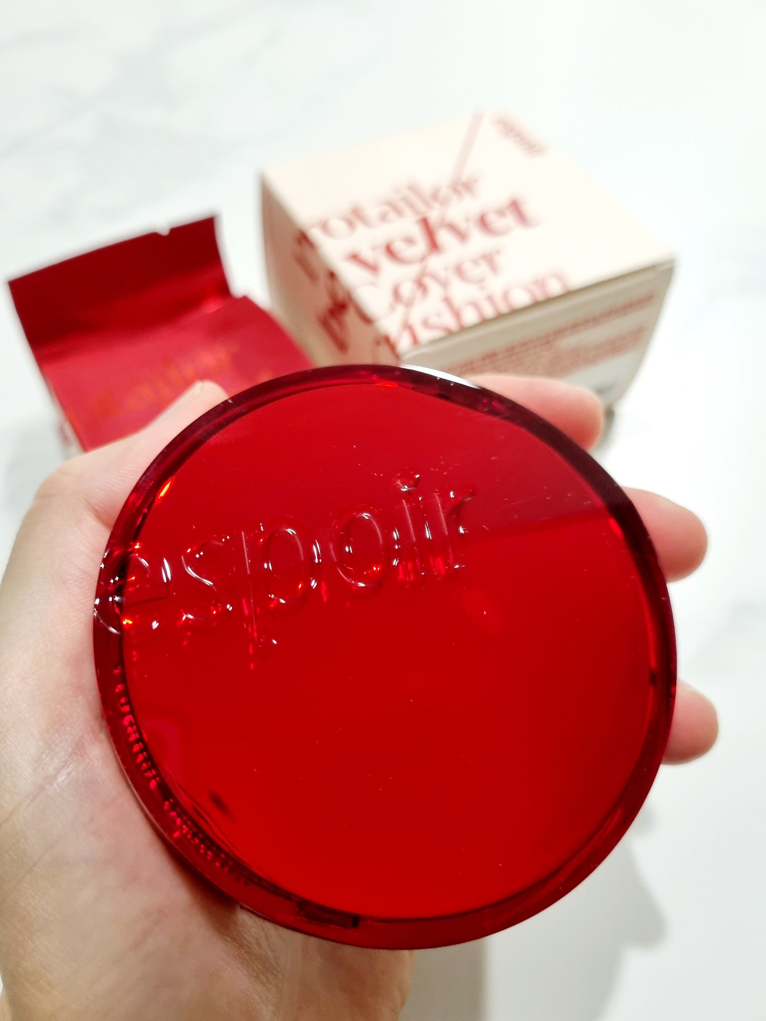 プロテーラービーベルベットカバークッション/espoir/クッションファンデーションを使ったクチコミ（1枚目）