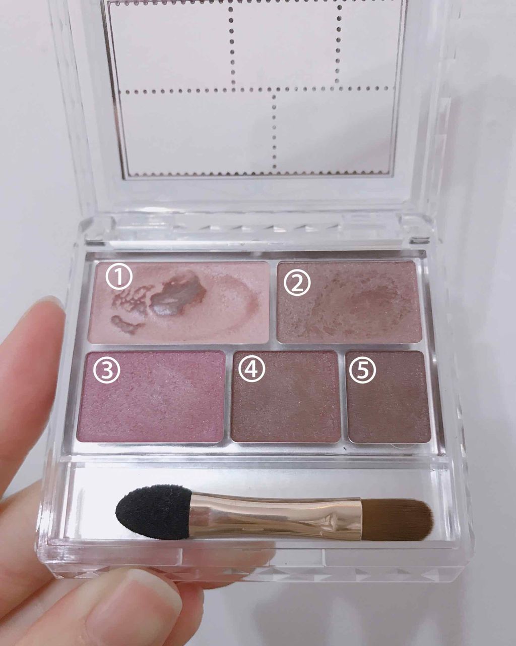 パーフェクトマルチアイズ/キャンメイク/アイシャドウパレットを使ったクチコミ(2枚目)