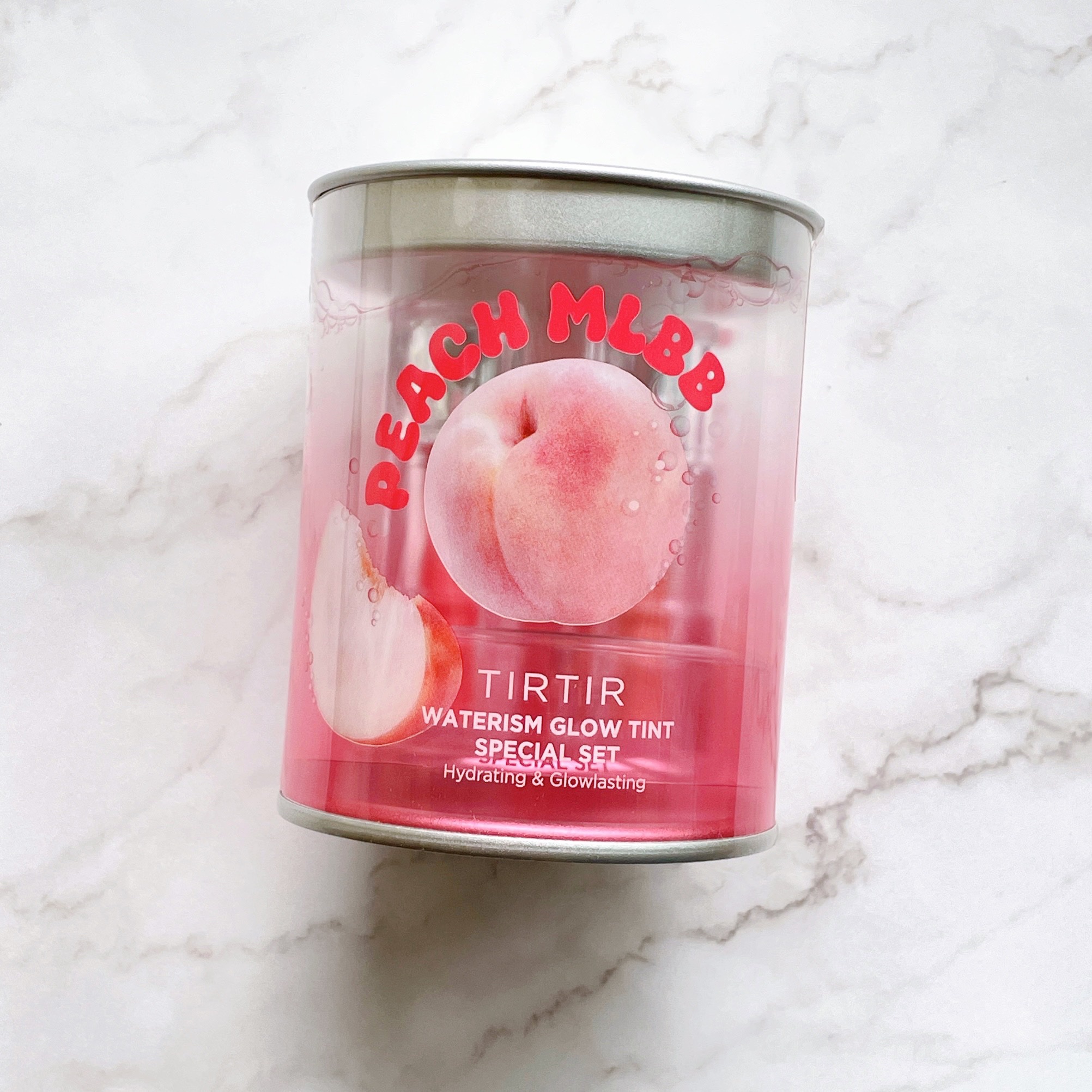 WATERISM GLOW TINT MINI SPECIAL SET PEACH MLBB/TIRTIR(ティルティル)/メイクアップキットを使ったクチコミ（3枚目）