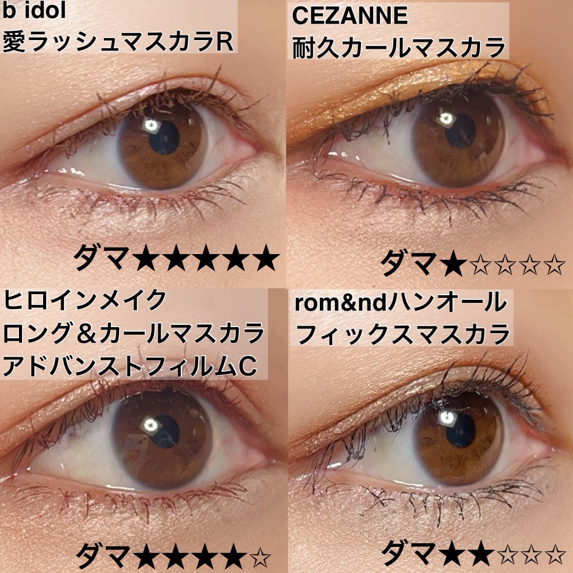 ハンオールフィックスマスカラ/rom&nd/マスカラを使ったクチコミ(3枚目)