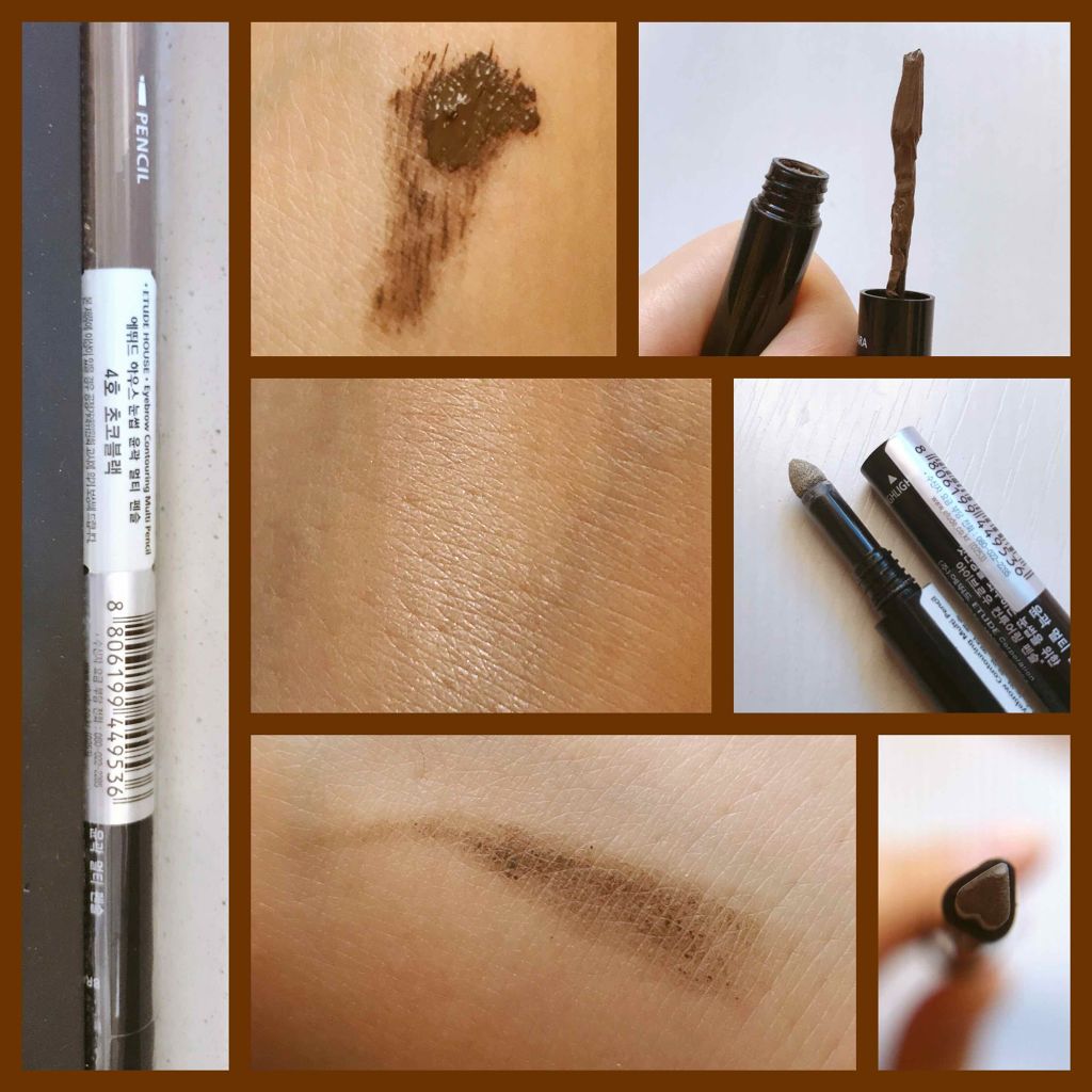 Eyebrow contouring multi pencil/ETUDE/アイブロウペンシルを使ったクチコミ(1枚目)